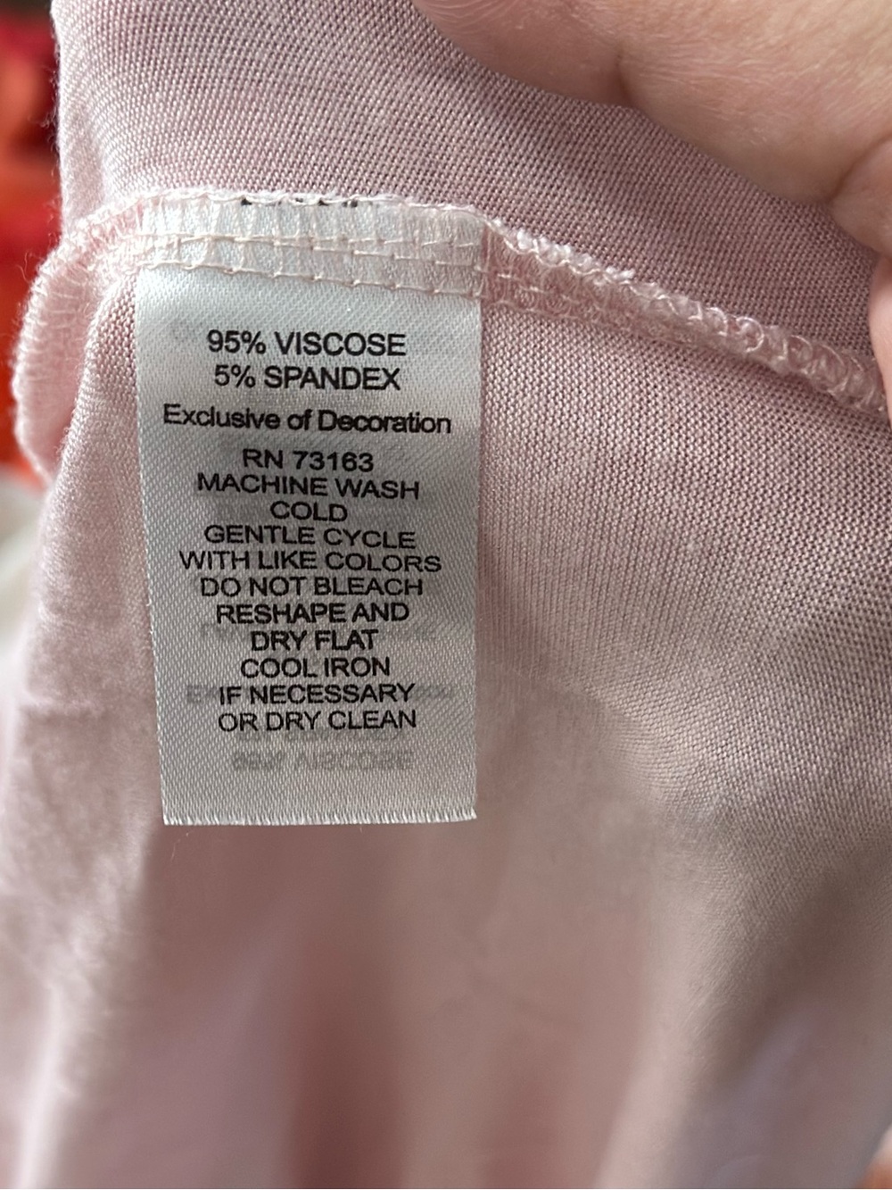 Cable And Gaige Dusty Pink Cold Shoulder Blouse Size XL - Picture 4 of 5
